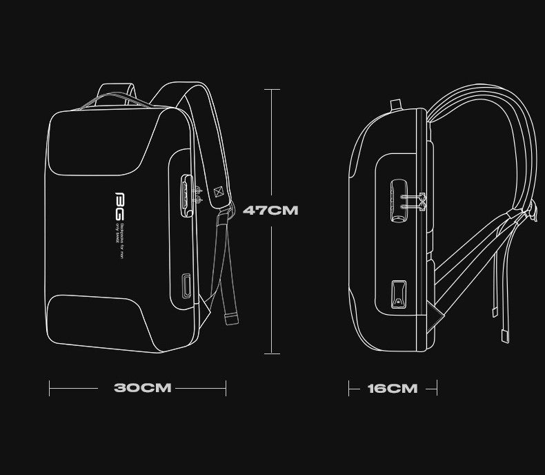 Waterproof Large Capacity Commuter Backpack