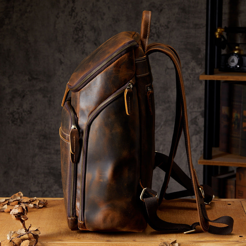Vintage Leather Backpack